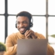 manager working in call centre