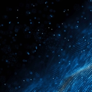 Data technology background. Abstract background. Connecting dots and lines on dark background. 3D rendering